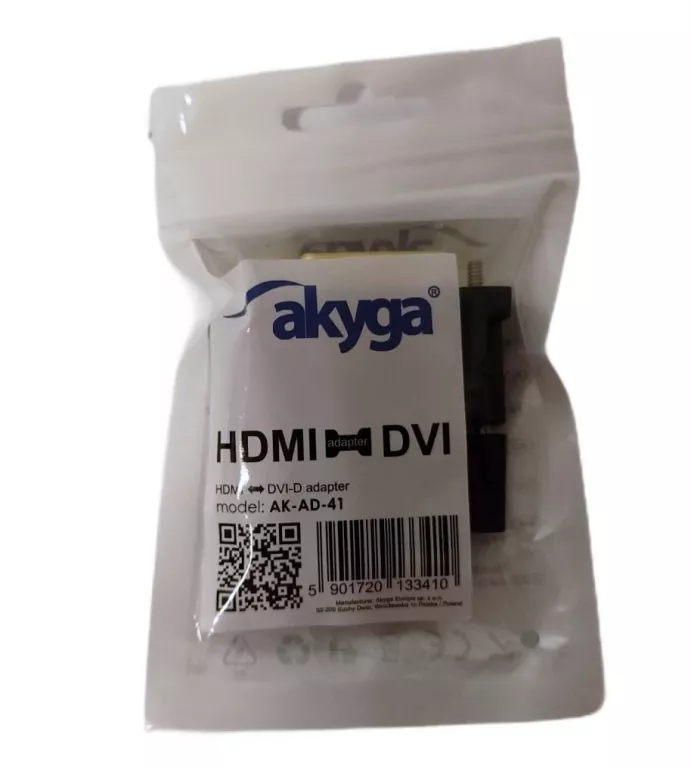 ADAPTER DVI-D - HDMI AKYGA AK-AD-41 CZARNY