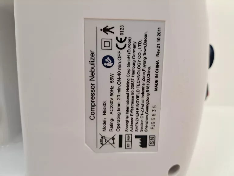 INHALATOR TŁOKOWY CORMED NE503