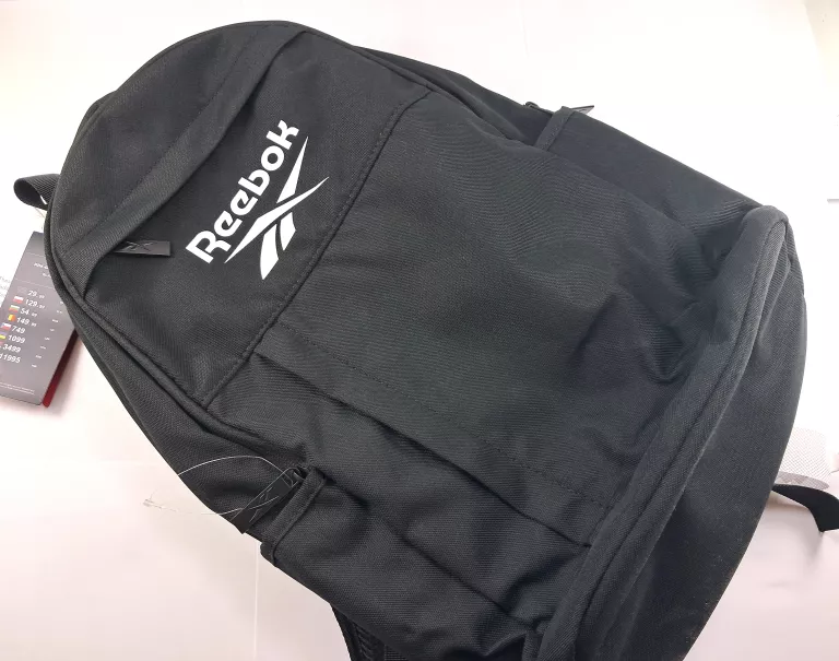 PLECAK SPORTOWY MĘSKI REEBOK CZARNY KLASYCZNY RBK-042-CCC-05 *METKI*