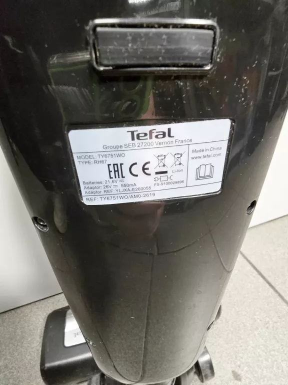 ODKURZACZ PIONOWY TEFAL DUAL FORCE TY6751