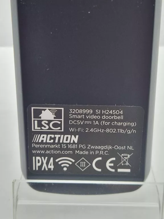 WIDEOWIZJER DOMOFON LSC SMART CONNECT VIDEO DOORBELL 1080P