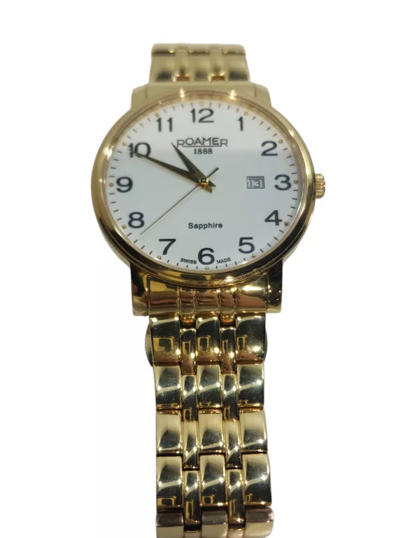 ZEGAREK MĘSKI ZŁOTY ROAMER 709 856.7