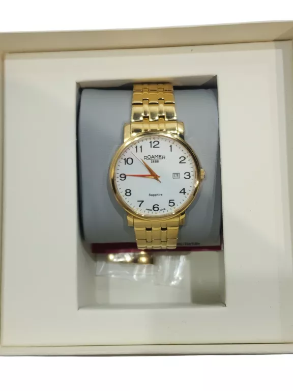 ZEGAREK MĘSKI ZŁOTY ROAMER 709 856.7