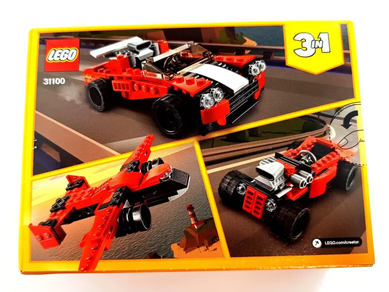 KLOCKI LEGO SAMOCHÓD 3IN1 31100 JAK NOWE