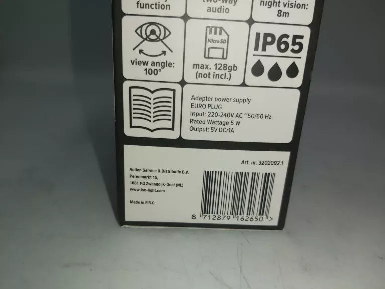 KAMERA ZEWNĘTRZNA SMART OUTDOOR IP CAMERA LSC SMART CONNECT 1080P HD WIFI