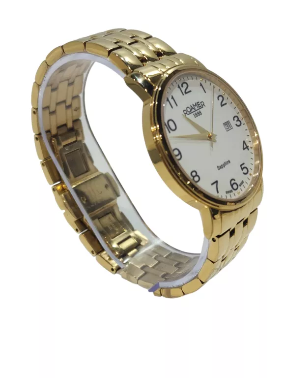 ZEGAREK MĘSKI ZŁOTY ROAMER 709 856.7