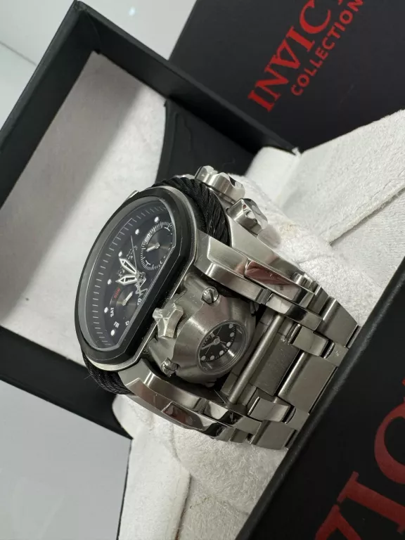 ZEGAREK INVICTA RESERVE BLACK DIAL MEN'S WATCH 26584 KOMPLET