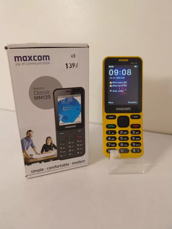 TELEFON MAXCOM MM139