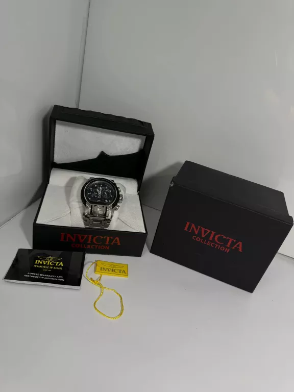 ZEGAREK INVICTA RESERVE BLACK DIAL MEN'S WATCH 26584 KOMPLET