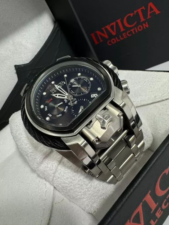 ZEGAREK INVICTA RESERVE BLACK DIAL MEN'S WATCH 26584 KOMPLET