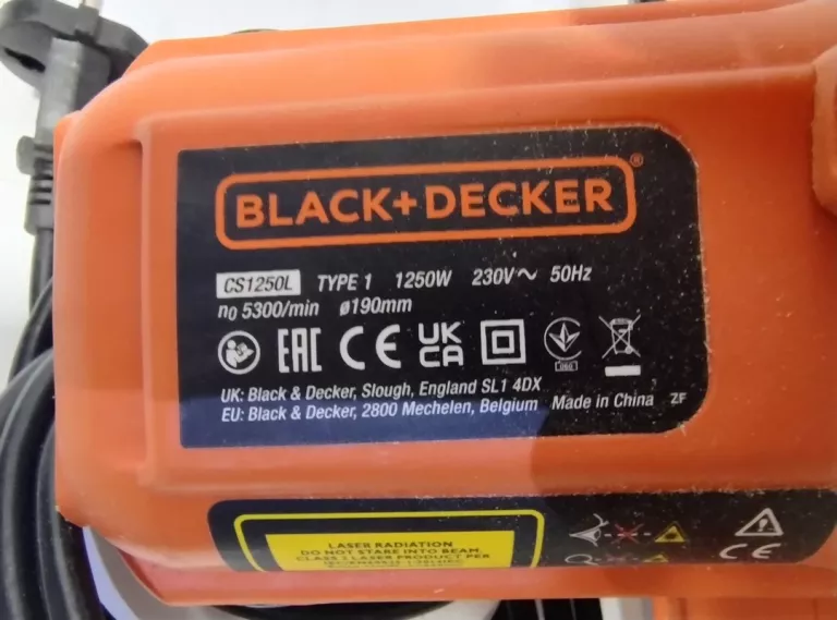 PILARKA BLACK&DECKER 1250W