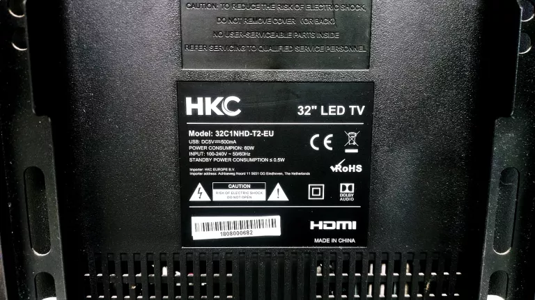TELEWIZOR HKC LED 32C1NHD-T2-EU / 32 CALE / PILOT