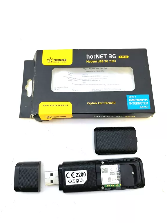 PENTAGRAM THE PERFECT SIMLISITY HORNNET 3G P6007 DO INTERNETU NA KARTĘ W P