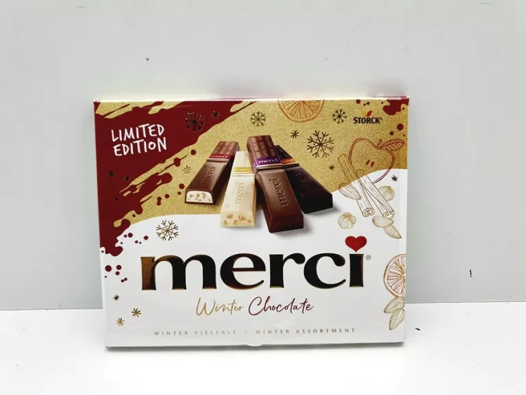 MERCI WINTER CHOCOLATE CZKOLADKI W ŚWIĄTECZNYM OPAKOWANIU 250G