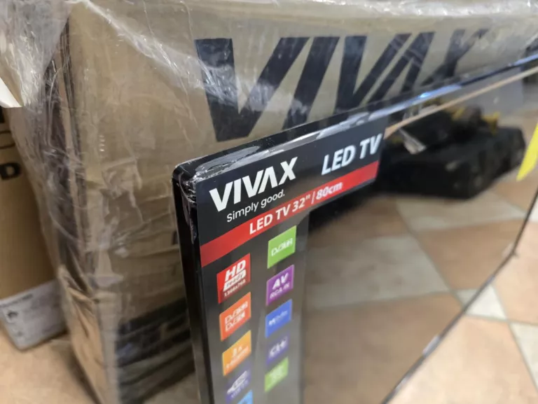 TELEWIZOR VIVAX 32" TV LED 32LE114T2S2 DVB-T2/S2 USB PVR HEVC