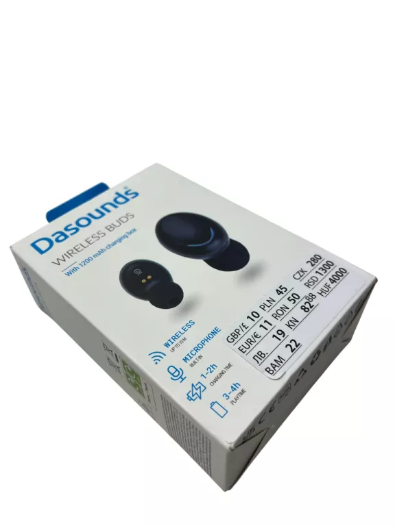 SŁUCHAWKI BT DASOUNDS WIRELESS BUDS RÓŻNE KOLORY MIX POWYSTAWOWE!
