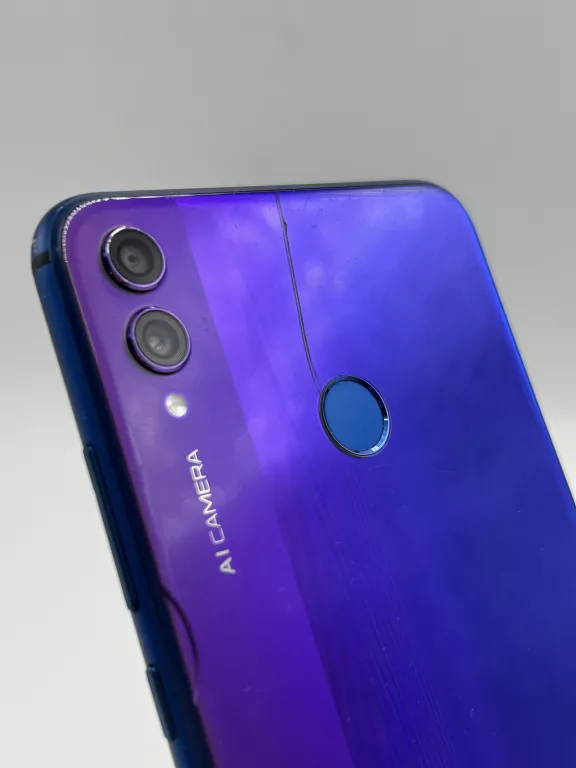 TELEFON SMARTFON HONOR 8X 4 GB/64 GB NIEBIESKO FIOLETOWY SPRAWNY OPIS