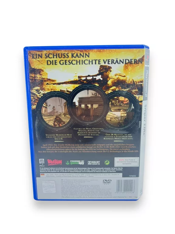GRA PLAYSTATION 2 SNIPER ELITE