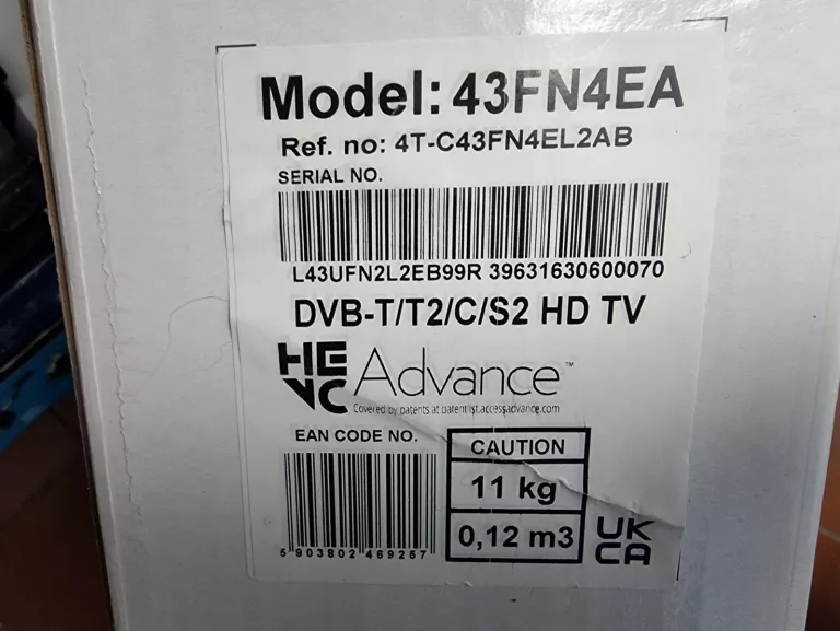 TELEWIZOR SHARP 43FN4EA 43 LED 4K ANDROID TV
