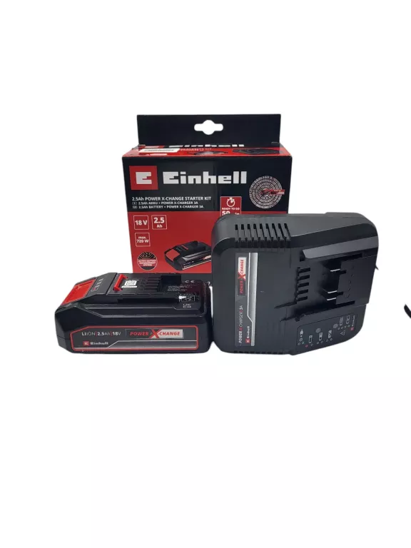 ZESTAW STARTOWY EINHELL 18V AKU 2,5AH