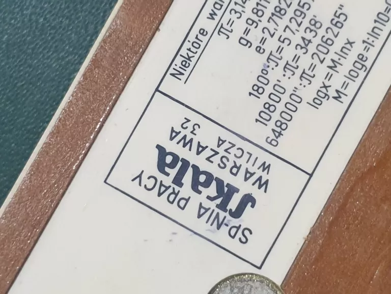 SUWAK LOGARYTMICZNY SPÓŁDZIELNIA PRACY "SKALA"