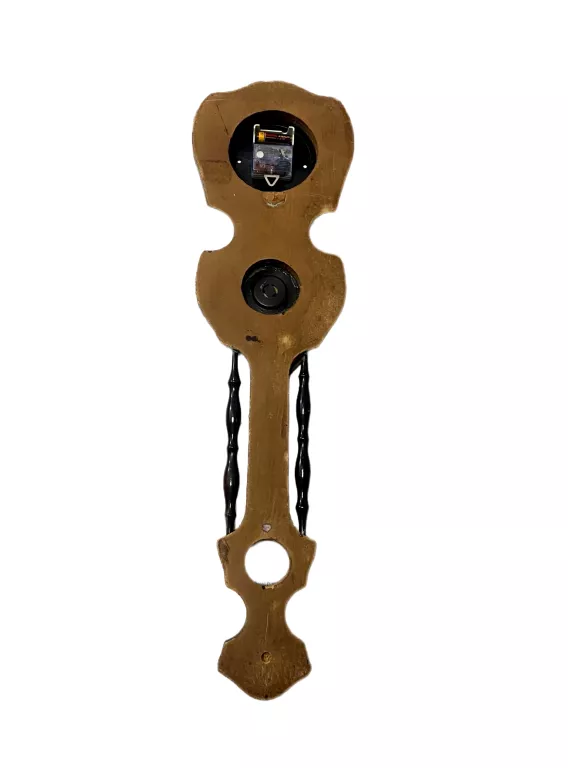 ZEGAR WISZĄCY GITARA Z BAROMETREM I TERMOMETREM