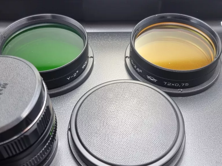 APARAT FOTOGRAFICZNY ZENIT 12S FOTOSNAJPER DUŻY ZESTAW