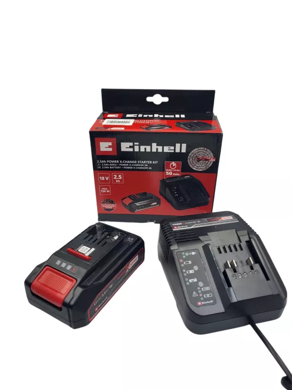 ZESTAW STARTOWY EINHELL 18V AKU 2,5AH