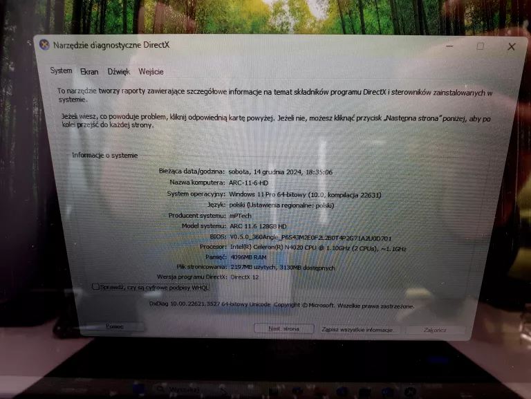 LAPTOP TECHBITE ARC 11.6 HD 4 GB / 64 GB