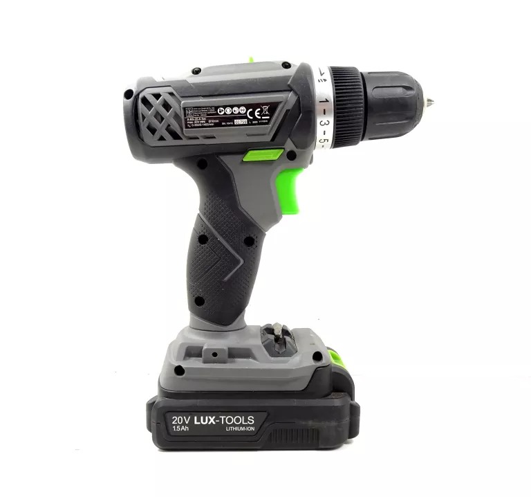 WKRĘTARKA LUX TOOLS ZASILANIE AKUMULATOROWE 20V A-BS-20 SET