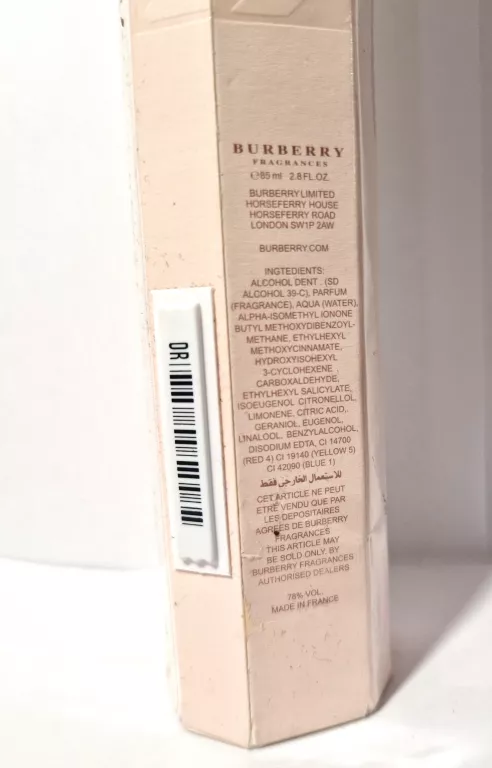 BURBERRY BODY TENDER 85 ML