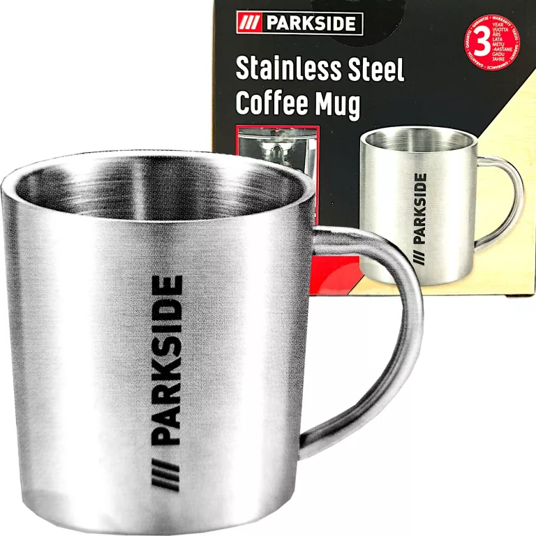 PARKSIDE KUBEK ZE STALI SZLACHETNEJ 255ML TERMICZNY Z PODWÓJNĄ ŚCIANKĄ