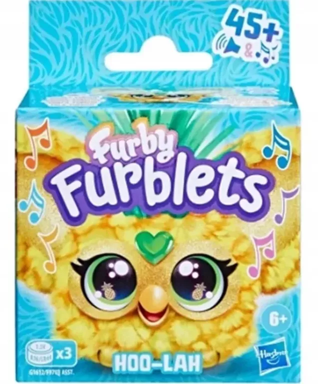 INTERAKTYWNE ZWIERZĄTKO HASBRO FURBY FURBLETS HOO-LAH IDEALNY NA PREZENT