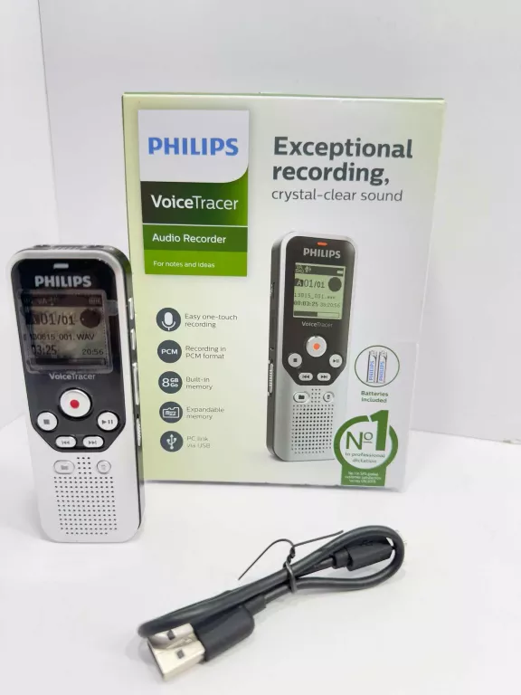 DYKTAFON PHILIPS DVT1250 GWARACJA