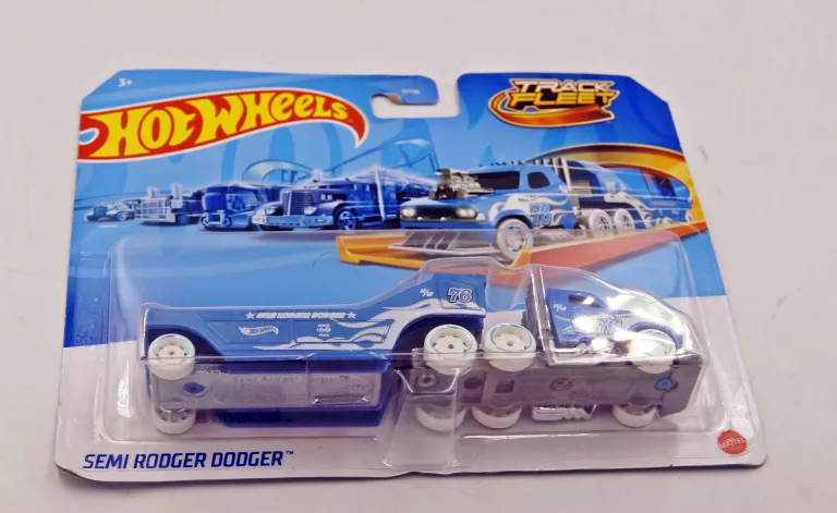 HOT WHEELS AUTKO TRANSPORTER TRACK FLEET SEMI RODGER DODGER HVF03