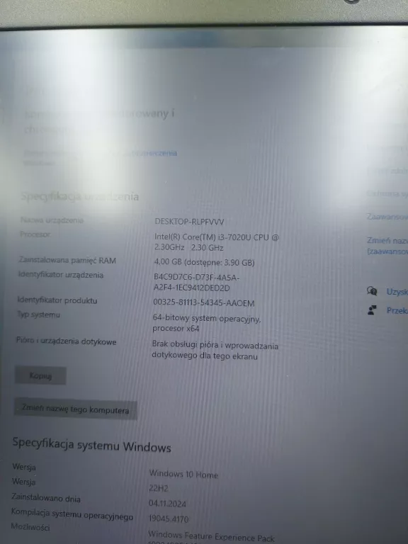 LAPTOP DELL INSPIRION 17 5000 SERIES + ZASILACZ (1TB, 4GB, I3)