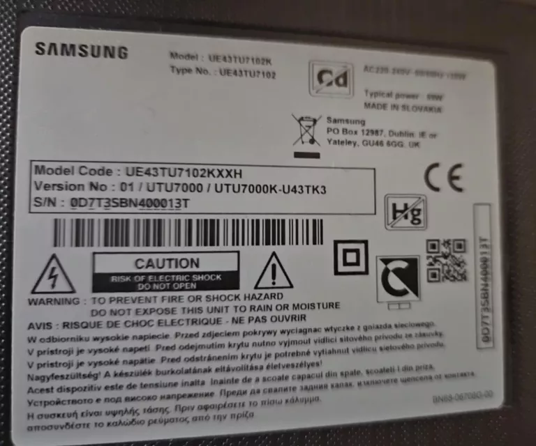 tv-samsung-ue43tu7102k-ean-gtin-8806090391965
