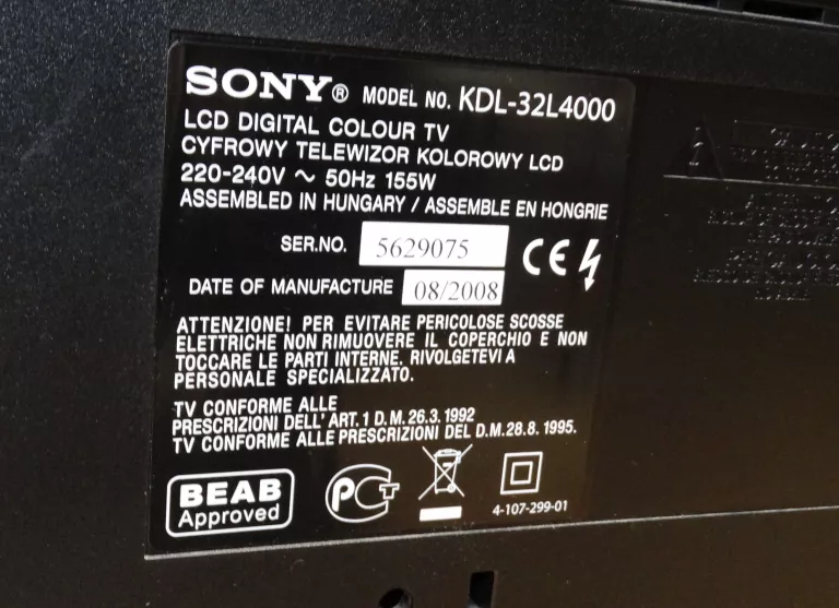 telewizor-sony-bravia-kdl-32l4000-stan-11323-2