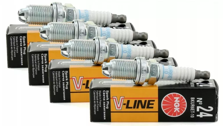 NGK V-LINE 24 BKUR6ET-10 3045 ŚWIECE ZAPŁONOWE  ŚWIECA ZAPŁONOWA 4 SZT