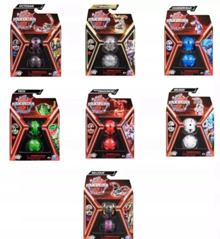 SPIN MASTER BAKUGAN KULA PODSTAWOWA Z FIGURKĄ WYSYŁKA LOSOWO