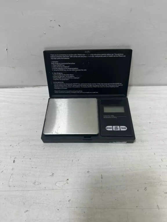 WAGA JUBILERSKA ELEKTRONICZNA MAŁA KIESZONKOWA PRECYZYJNA MINI 500G 0.01G