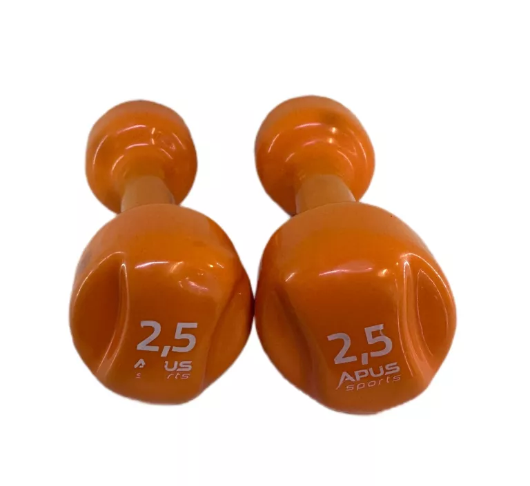 HANTLE WINYLOWE 2X2,5KG APUS SPORTS HELIUM FITNESS
