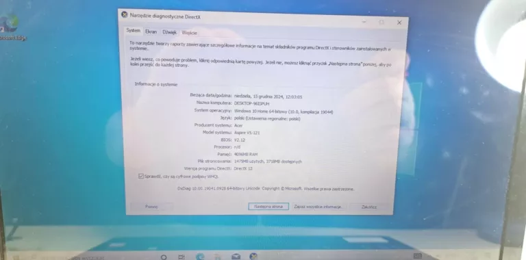 LAPTOP ACER ASPIRE V5