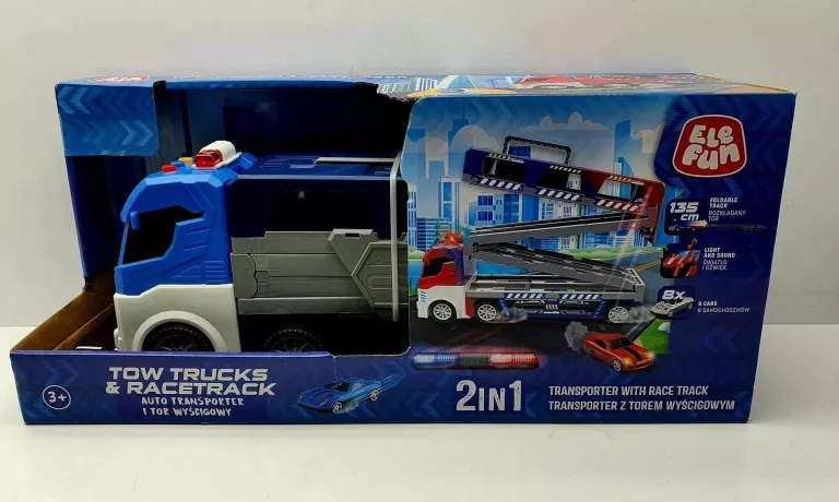 AUTO TRANSPORTER I TOR WYŚCIGOWY 2W1 ELEFUN