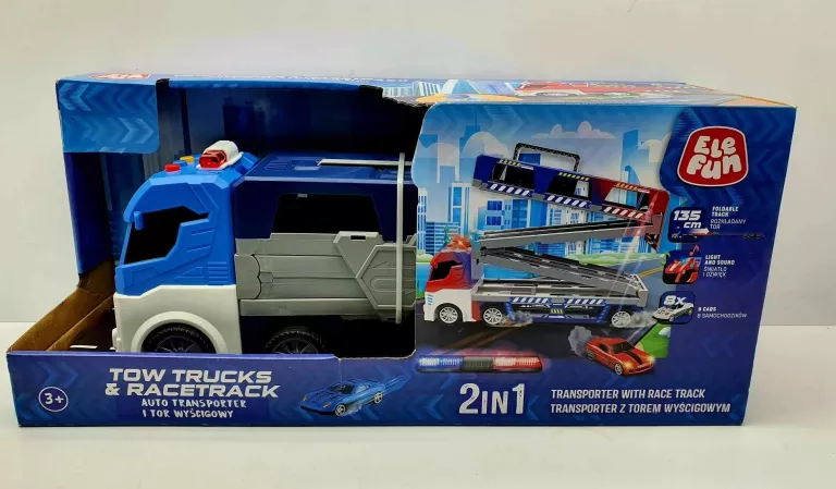 AUTO TRANSPORTER I TOR WYŚCIGOWY 2W1 ELEFUN