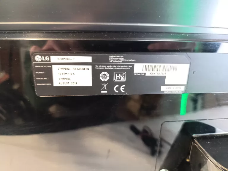 MONITOR LG 24MP59G-P + ZASILACZ