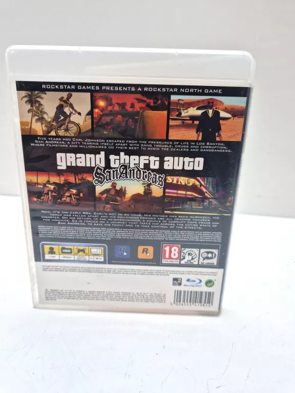 GRAND THEFT AUTO GTA SAN ANDREAS SONY PLAYSTATION 3 (PS3)