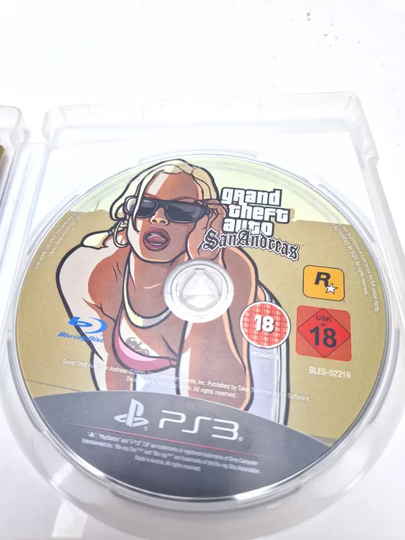 GRAND THEFT AUTO GTA SAN ANDREAS SONY PLAYSTATION 3 (PS3)