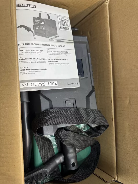 SPAWARKA INWERTOROWA FLUX PARKSIDE PFDS 120 A2 /KARTON/EAN: 4056232827218