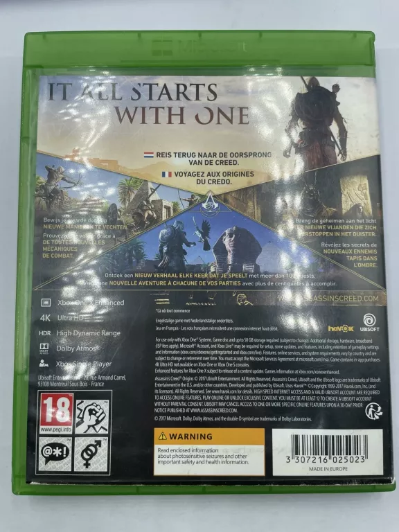 GRA ASSASSIN'S CREED ORIGINS XBOX ONE